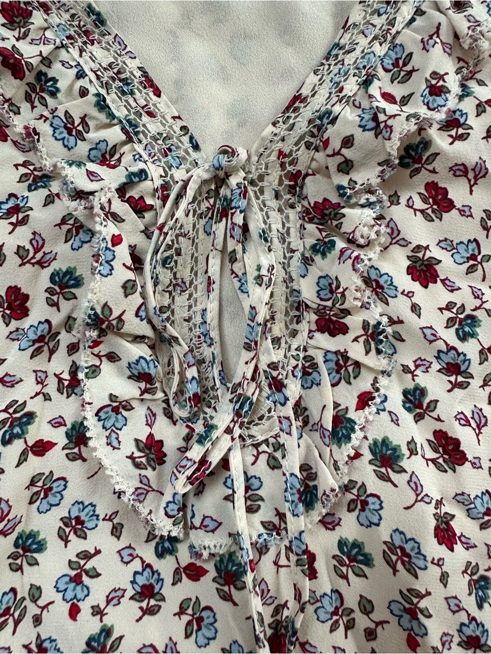 $498 Polo Ralph Lauren | Ruffle-Trim Floral Dress - Picture 4 of 12